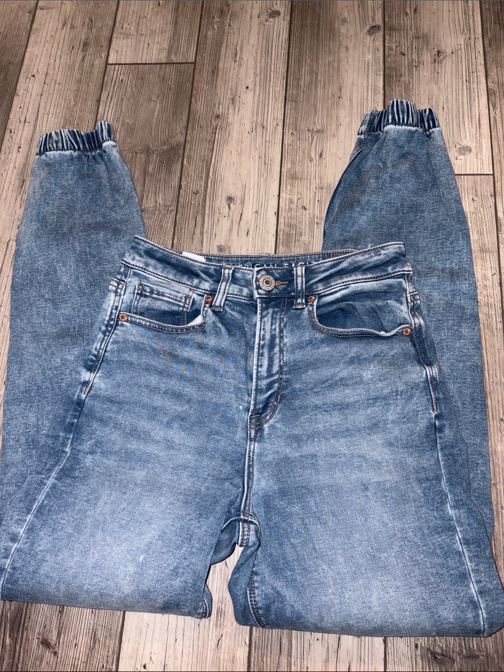 American eagle Blue Elastic Cuff Jeans